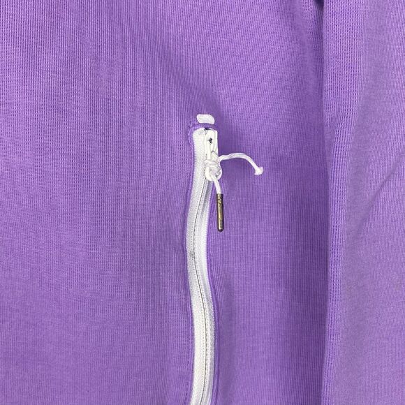 Nike Tech Zip Up Sweater Womens Small Purple Cape Hoodie Swoosh Logo Pockets - Picture 6 of 15